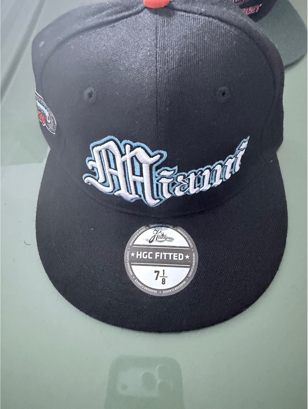 Miami Fitted Hat 7-1/8  (Negro League-southern league ) with pin $40 by HGC